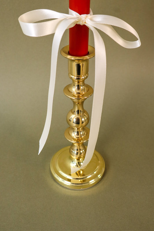 Baldwin Lacquered Brass 7.5” Candlestick