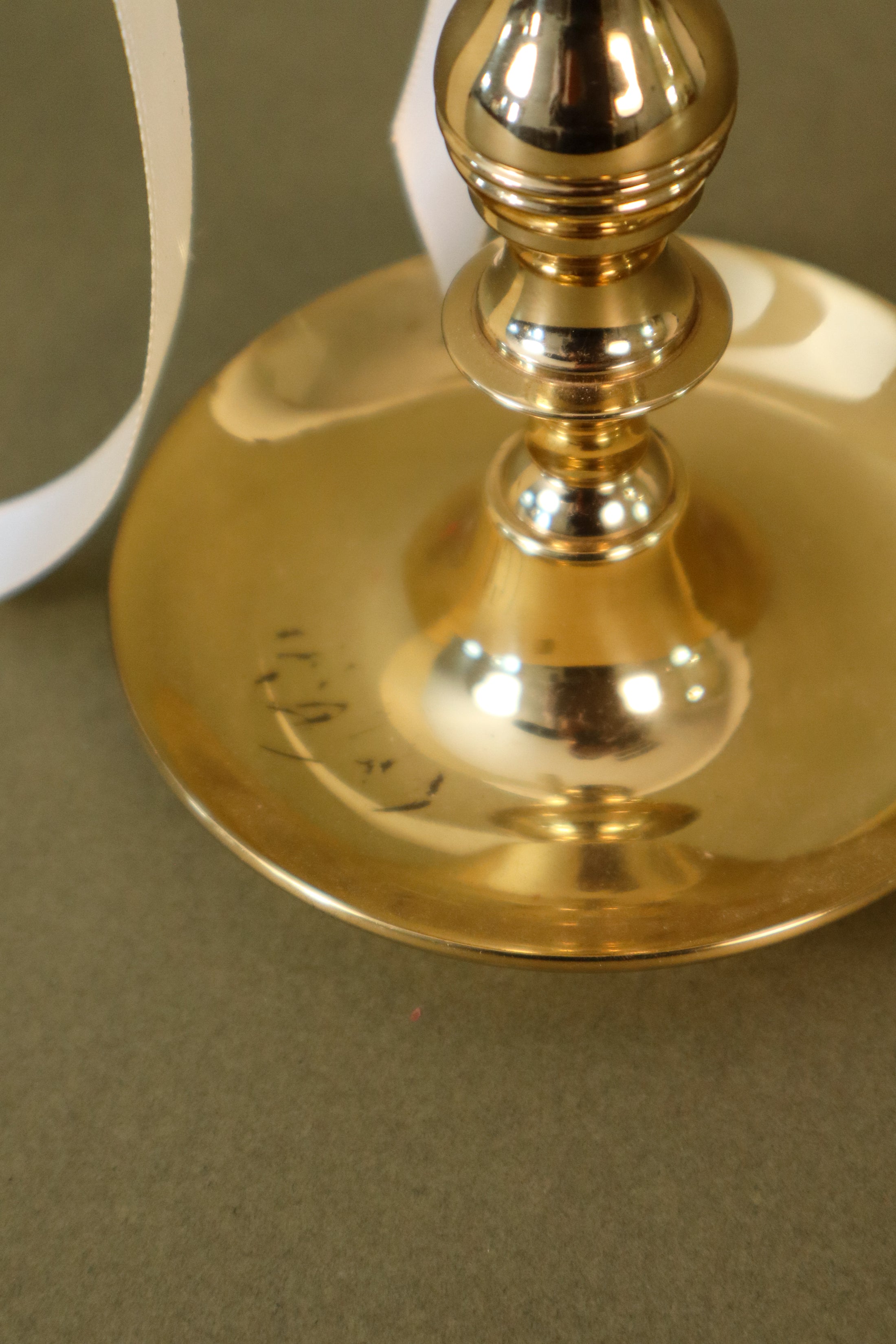 Baldwin Lacquered Brass 6.75” Candlestick