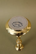Load image into Gallery viewer, Baldwin Lacquered Brass 6.75” Candlestick
