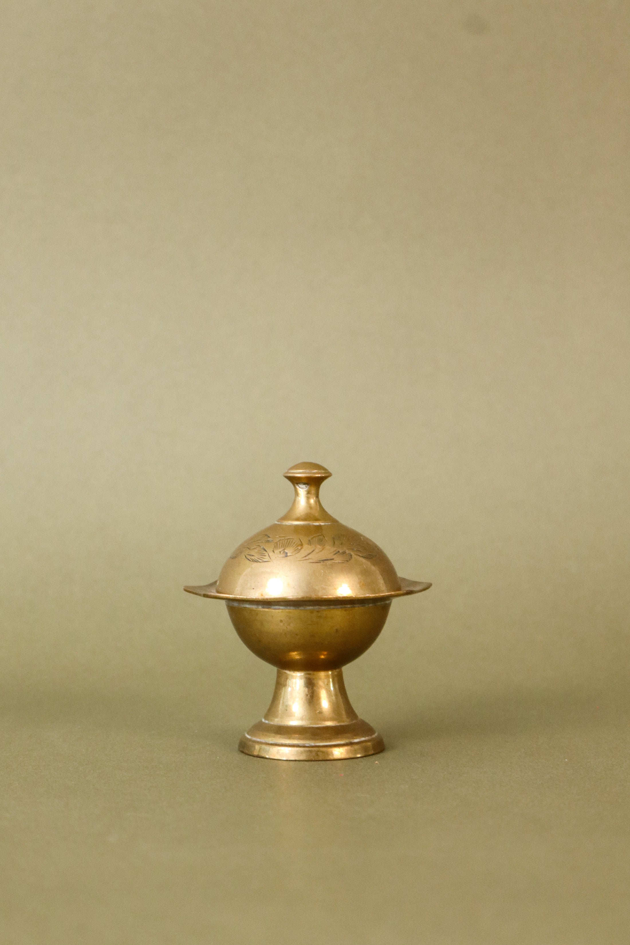 Vintage Miniature Brass Incense Burner