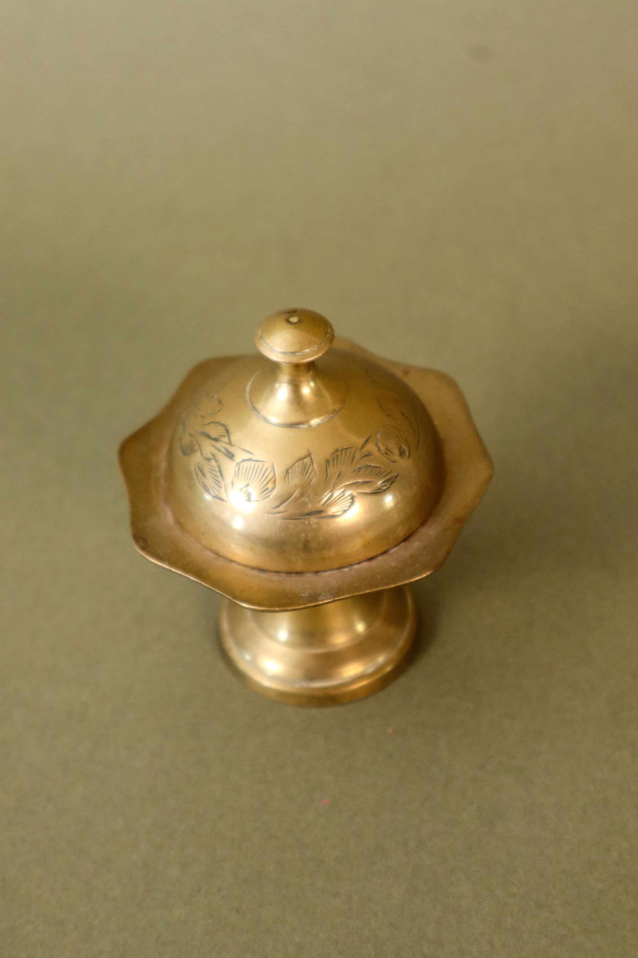 Vintage Miniature Brass Incense Burner