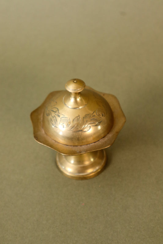 Vintage Miniature Brass Incense Burner