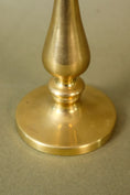 Load image into Gallery viewer, 19th Century English Brass Candlestick Single  | 7"H
