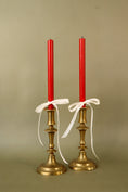 Load image into Gallery viewer, PAIR Vintage Brass Candlesticks | 9”H
