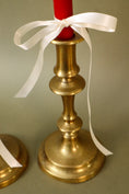 Load image into Gallery viewer, PAIR Vintage Brass Candlesticks | 9”H
