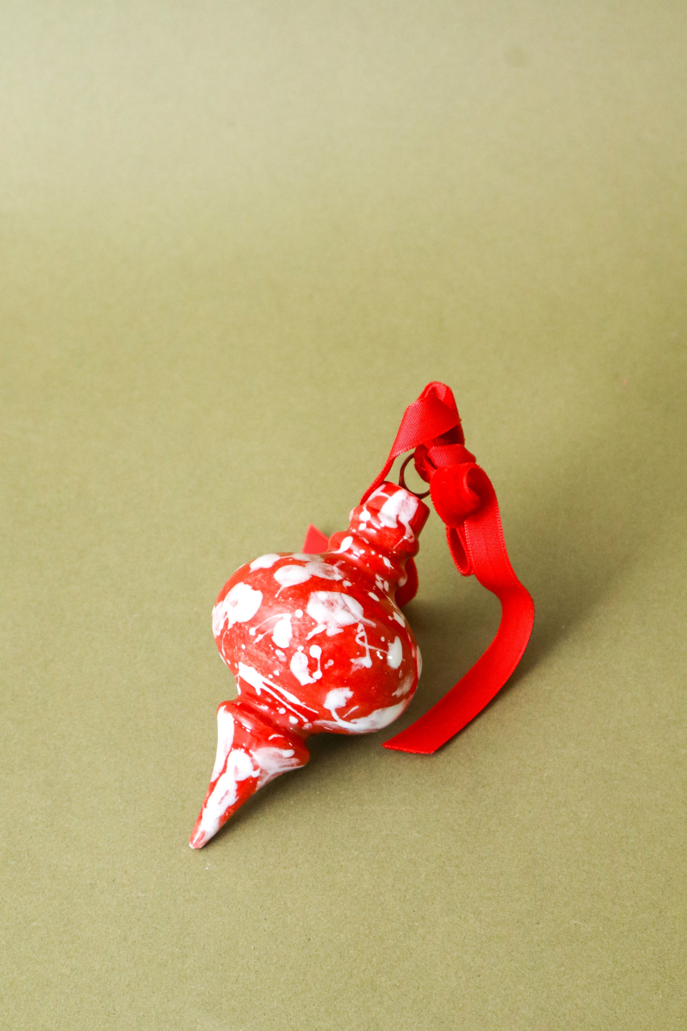 Red Splatter Ornament | FOUND Exclusive