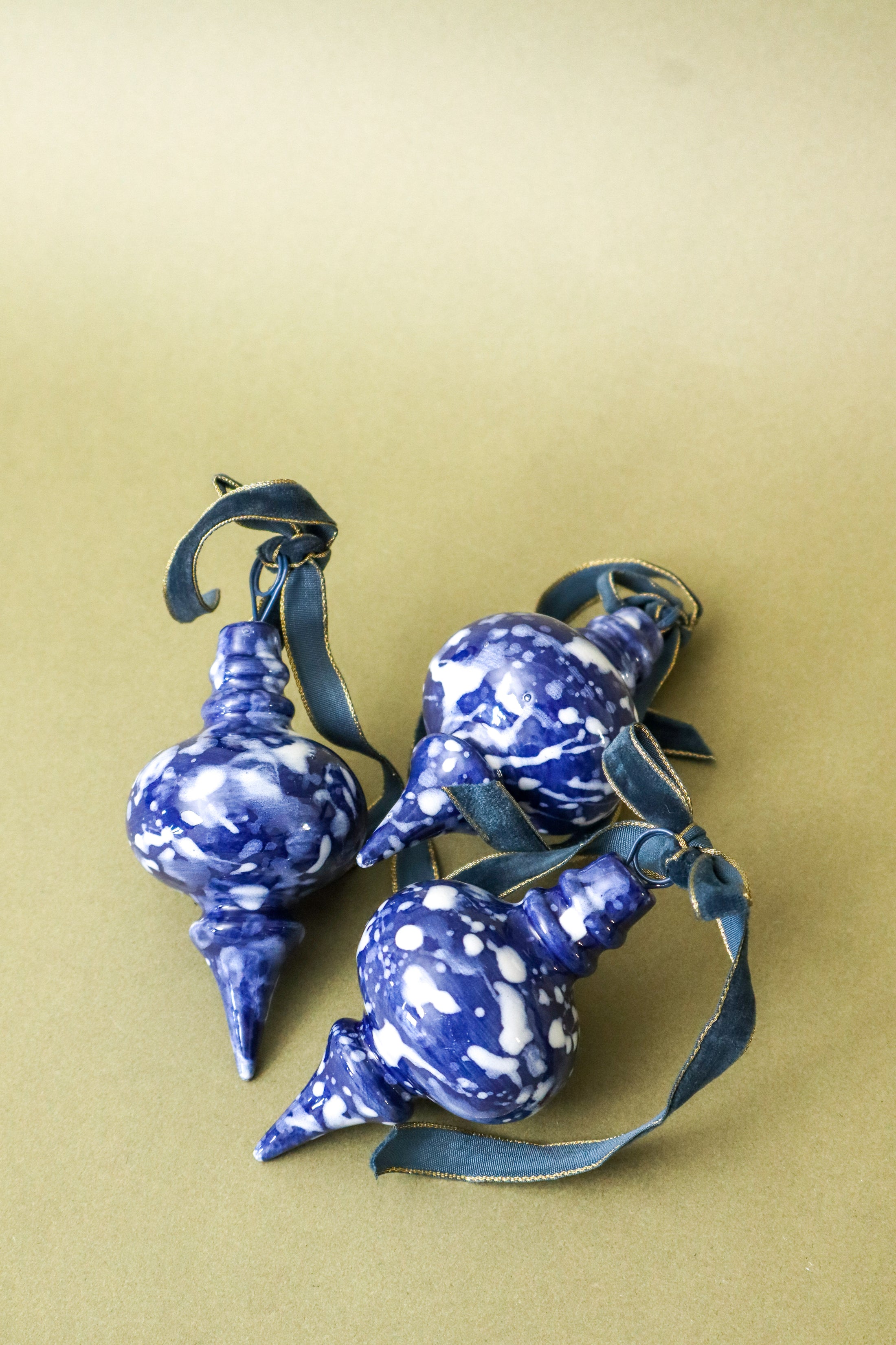 Blue Splatter Ornament | FOUND Exclusive