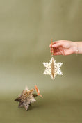 Load image into Gallery viewer, Metallic Snowflake Ornament

