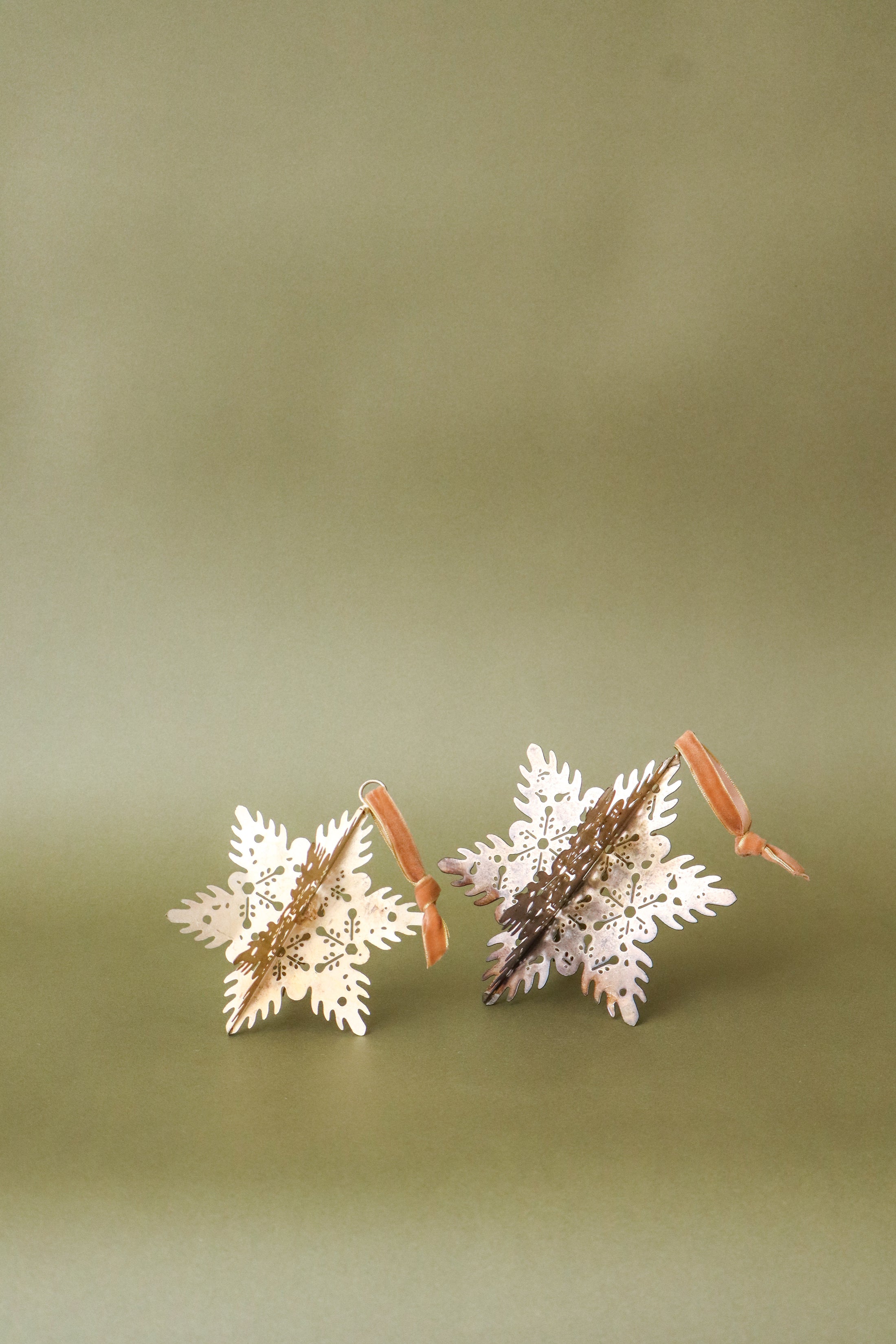 Metallic Snowflake Ornament