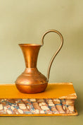 Load image into Gallery viewer, Vintage Handled Copper Pitcher | 7.75”H
