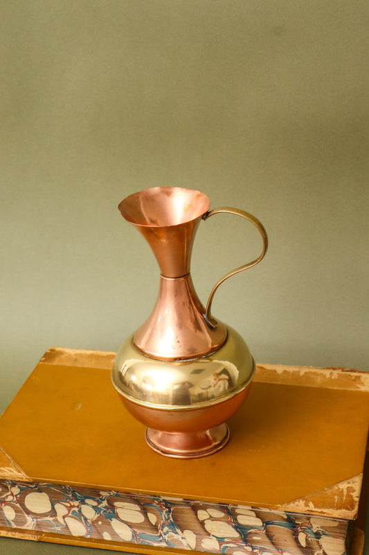 Copper + Brass Petite Pitcher
