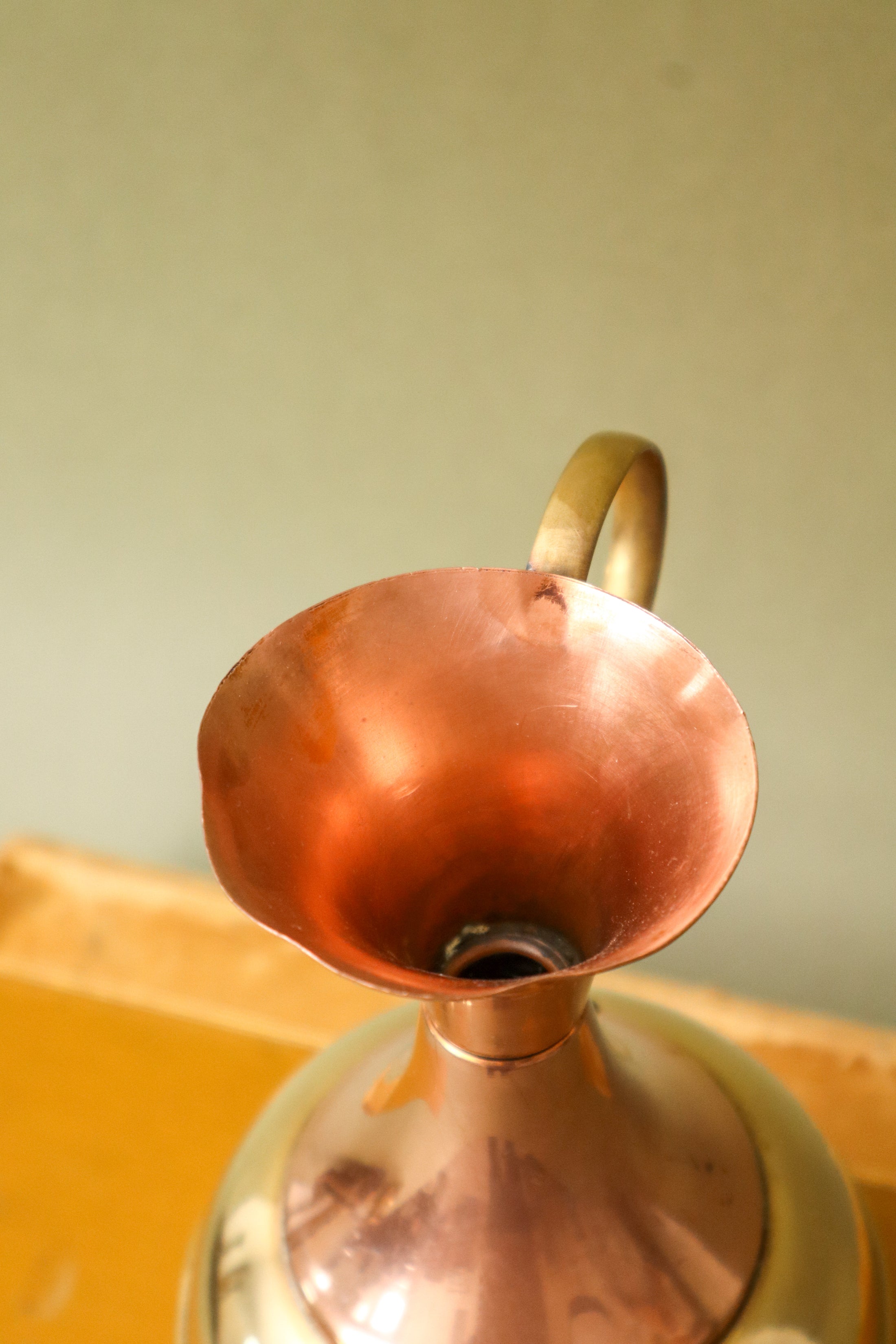 Copper + Brass Petite Pitcher