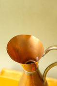 Load image into Gallery viewer, Vintage Tall Slim Copper Pitcher | 11.25”H
