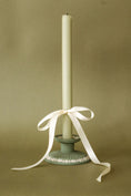 Load image into Gallery viewer, Sage Green Wedgwood Jasperware Candle Holder (SINGLE)
