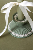 Load image into Gallery viewer, Sage Green Wedgwood Jasperware Candle Holder (SINGLE)

