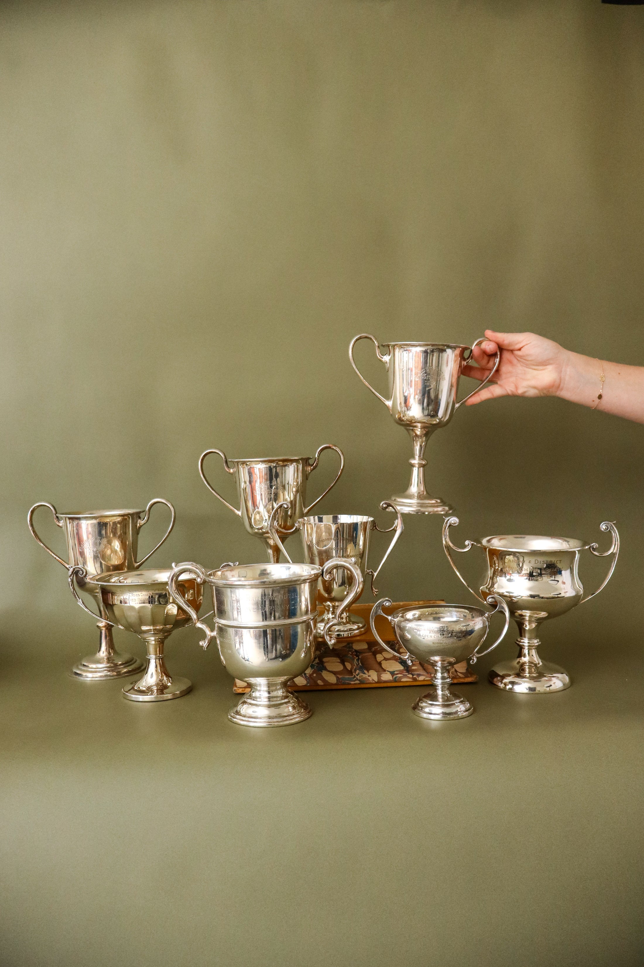 English Silver Plate Fluted Trophy No. 1 | 1929