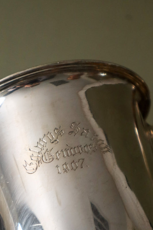Tall English Silver Plate Trophy No. 3 | 1907