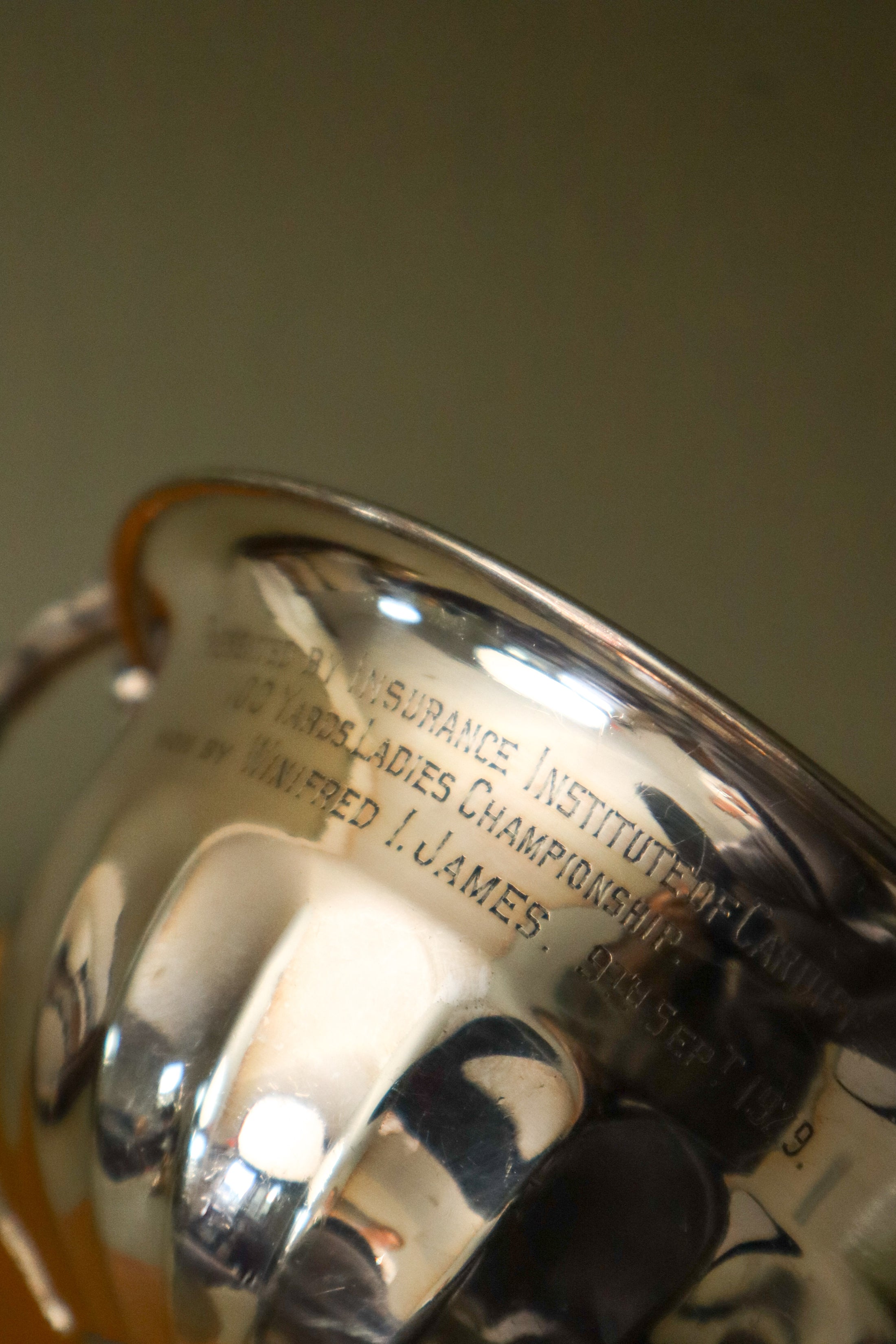 English Silver Plate Fluted Trophy No. 1 | 1929