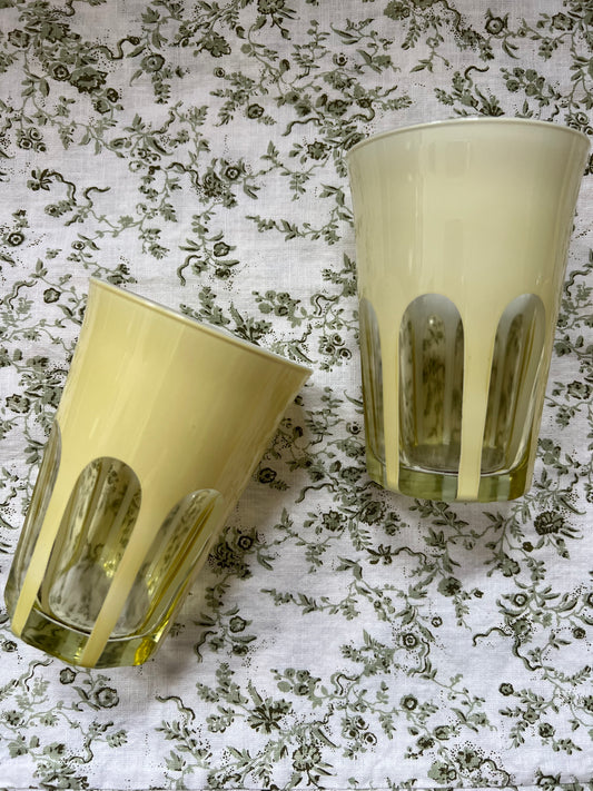 Yellow ‘Creme’ Tumblers (SET OF 2)
