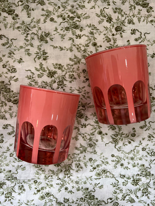 Salmon Lowballs (SET OF 2)