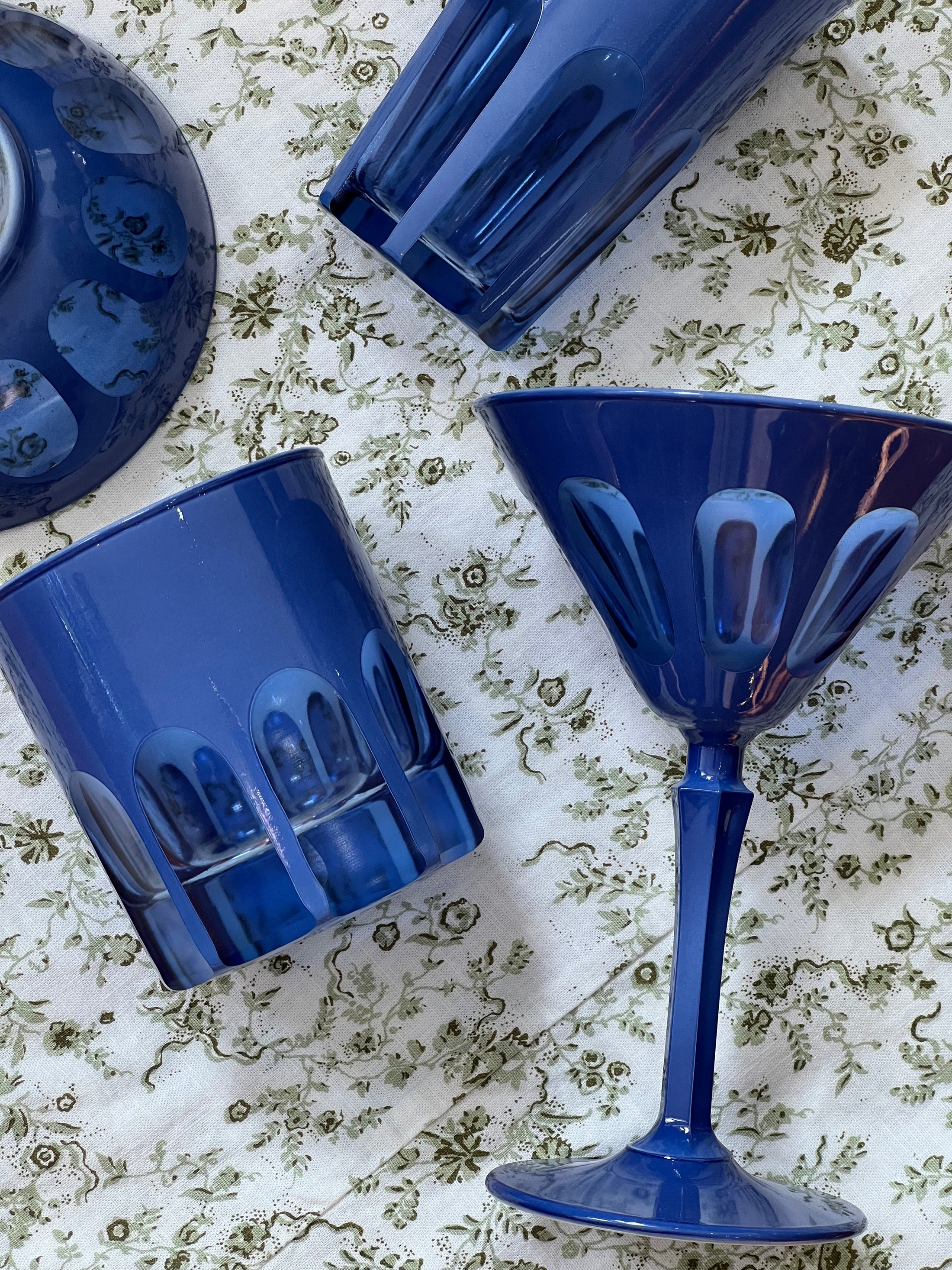 Navy Lowballs (SET OF 2)