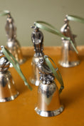 Load image into Gallery viewer, Reed & Barton 12 Days of Christmas Silverplate Bell Ornaments Complete Set

