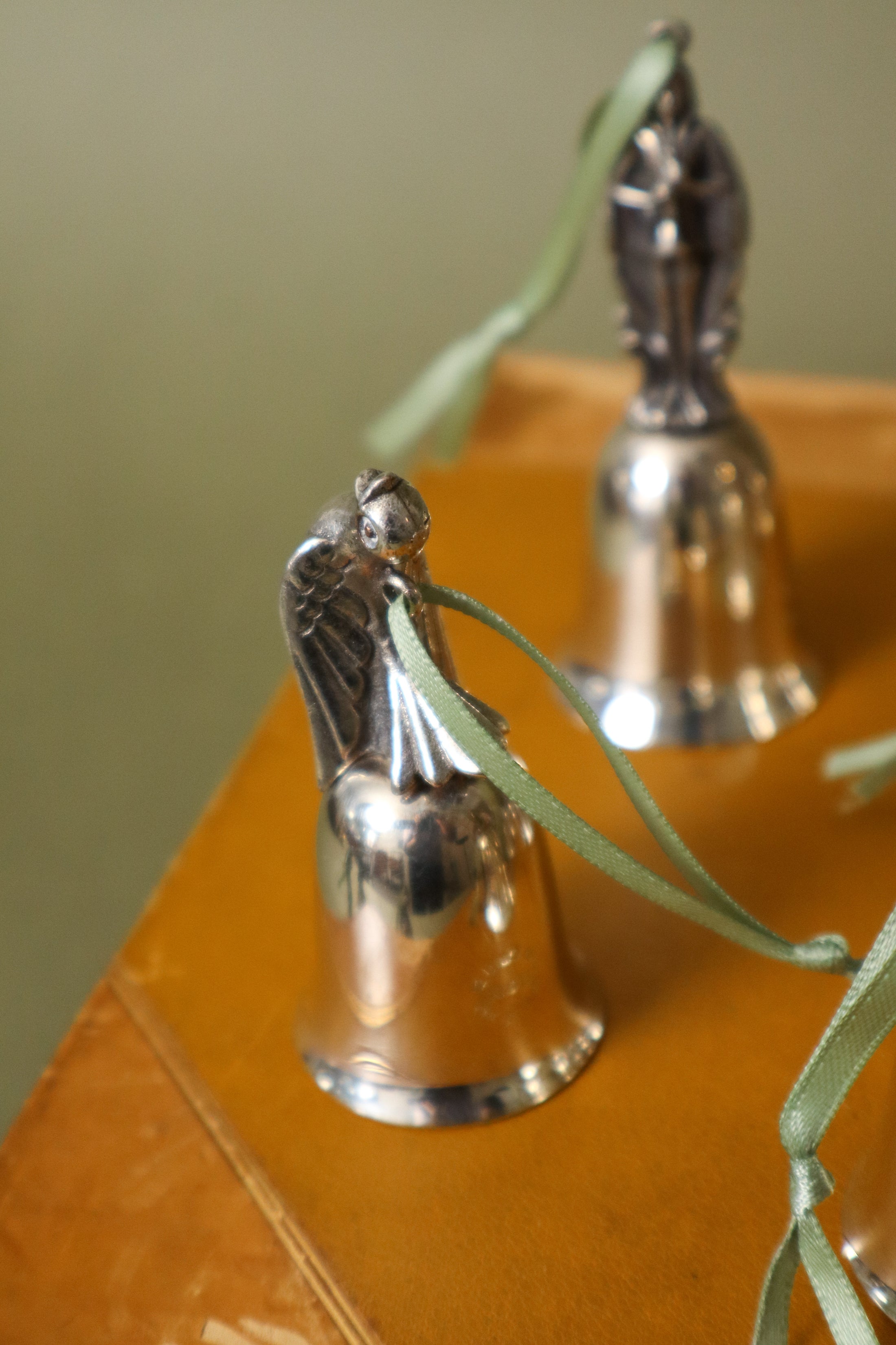 Reed & Barton 12 Days of Christmas Silverplate Bell Ornaments Complete Set