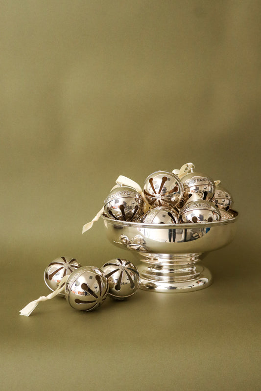 Wallace Silver Plate Sleigh Bell With Year