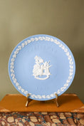 Load image into Gallery viewer, Wedgwood Blue Jasperware Christmas Plate

