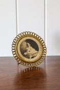 Load image into Gallery viewer, Antique French Brass Tabletop Chain-Link Picture Frame
