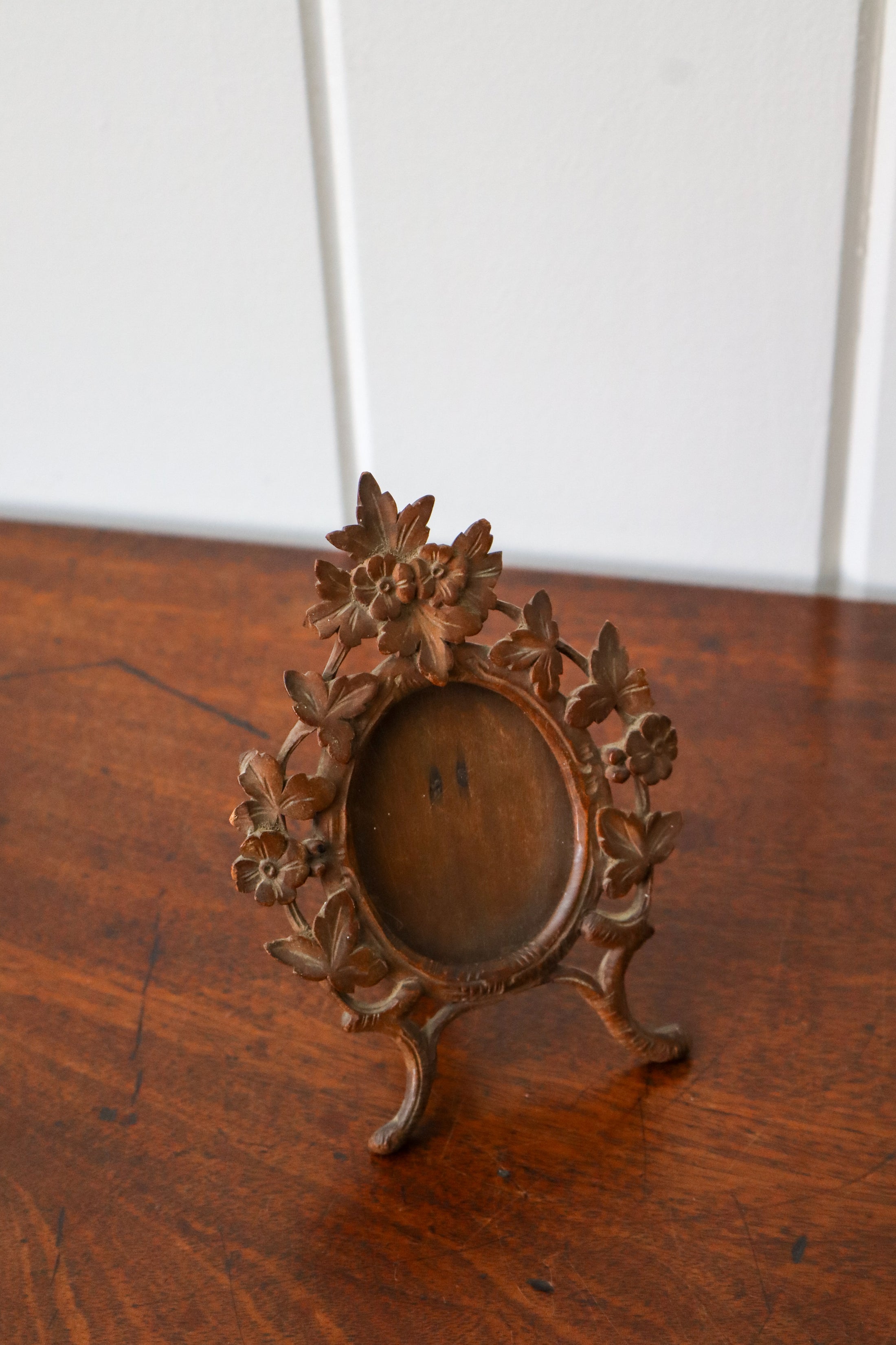Unique 19th Century Hand Carved Black Forest Frame