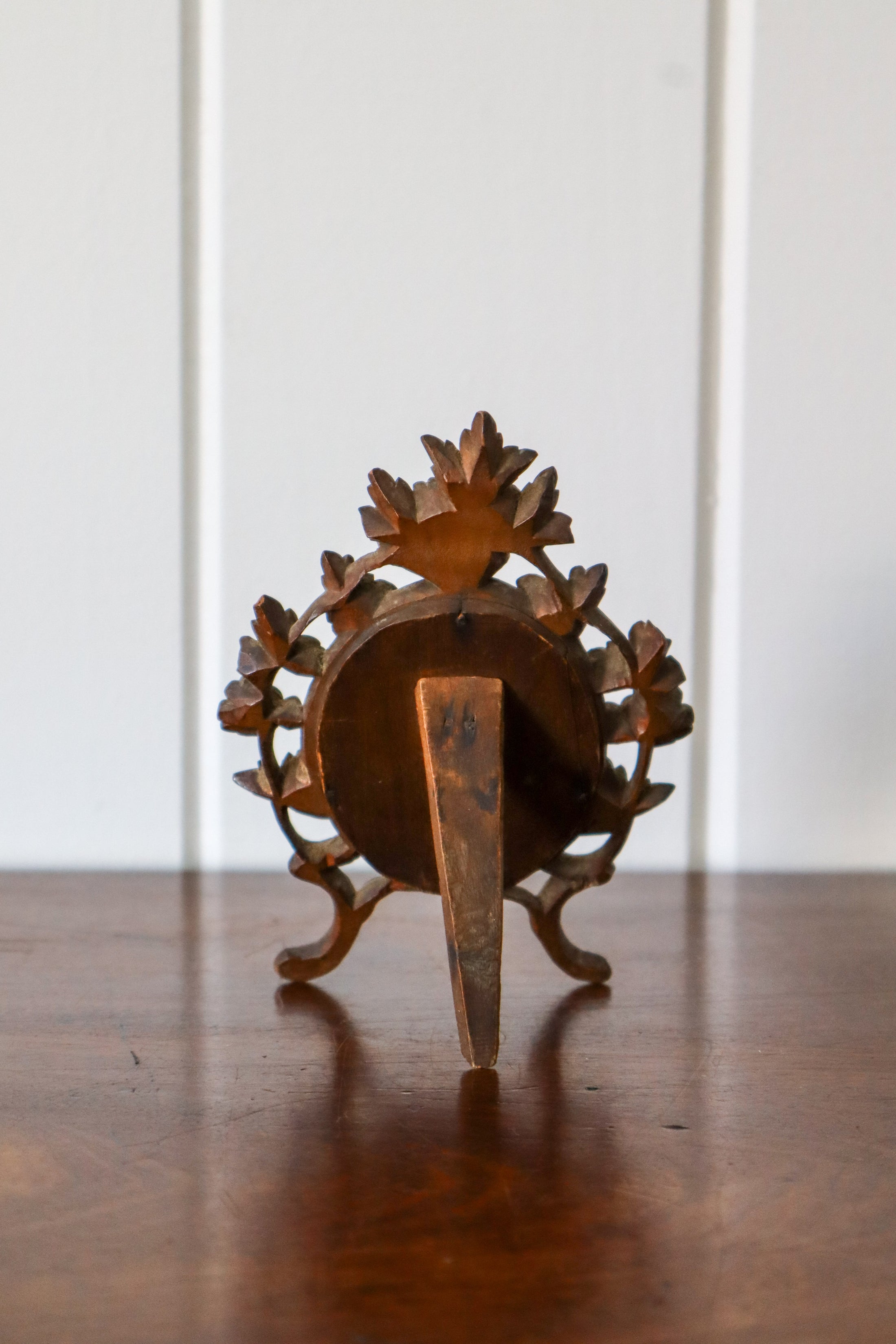 Unique 19th Century Hand Carved Black Forest Frame