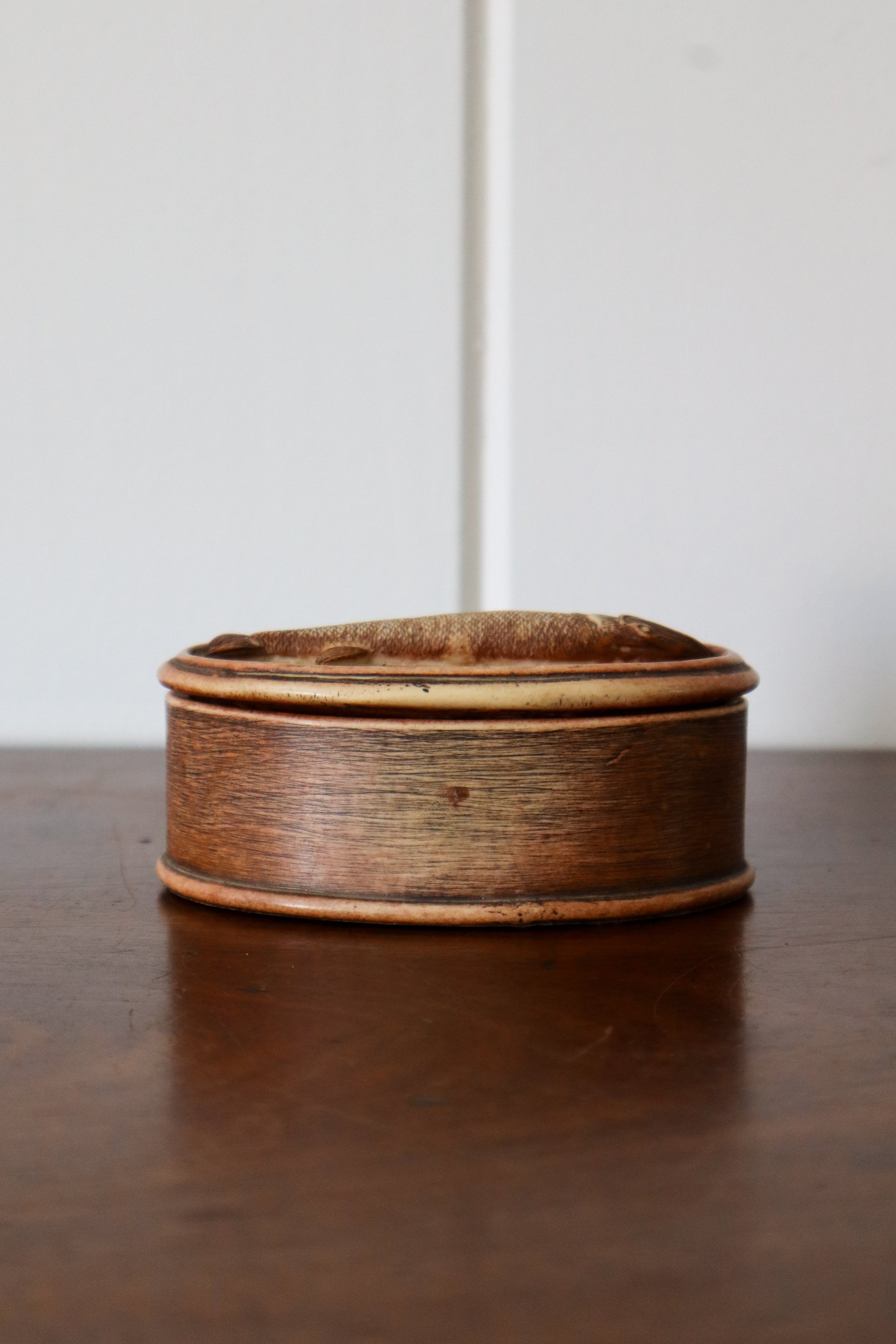 Vintage Carved 'Pike' Fish Box