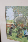 Load image into Gallery viewer, PAIR of Framed Vintage Prints from English Children's Book 'The Wind in the Willows'
