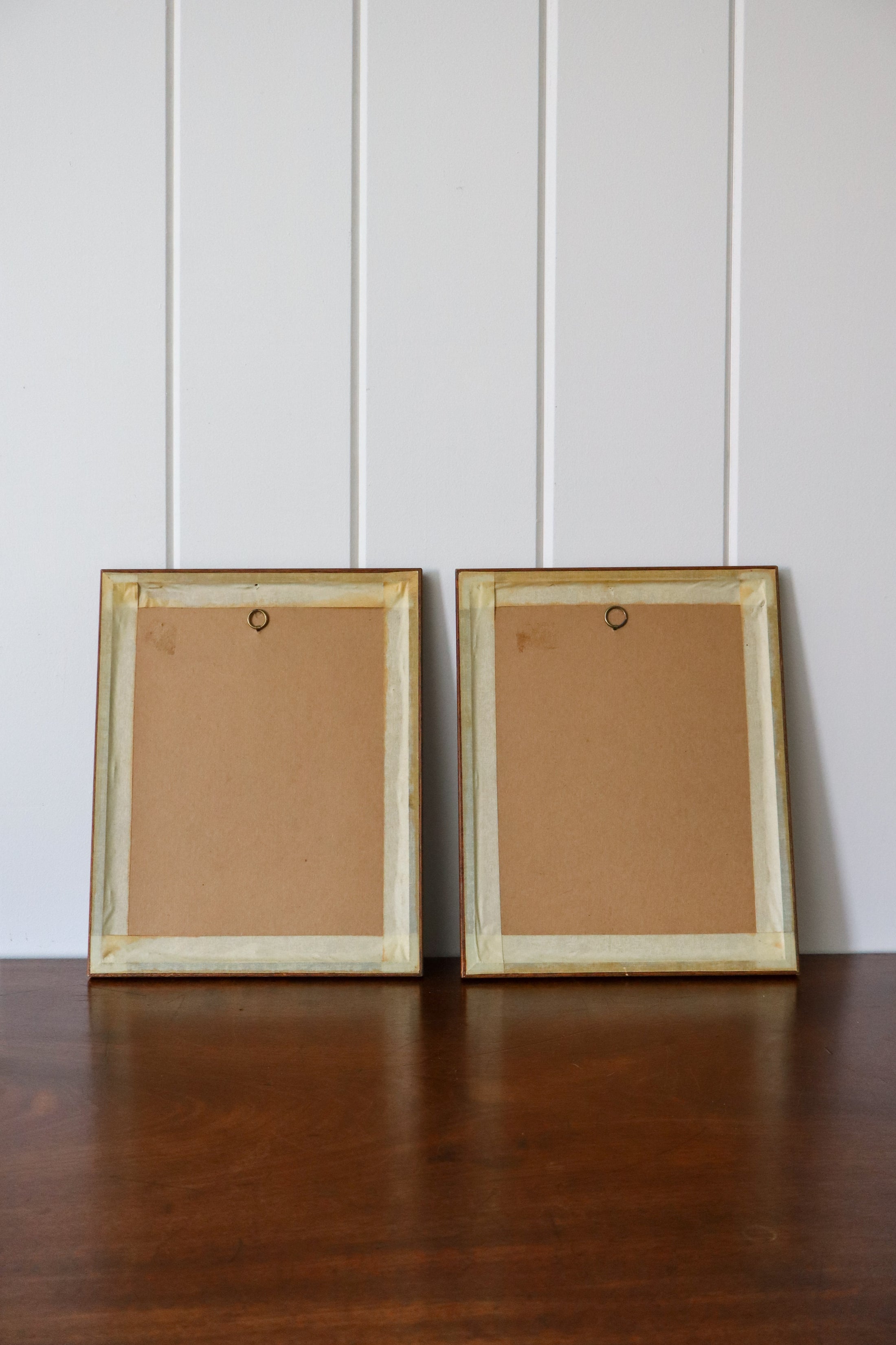 PAIR of Framed Vintage Prints from English Children's Book 'The Wind in the Willows'