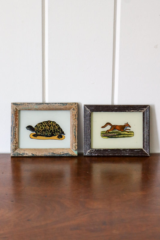 Miniature Reverse Glass Painting