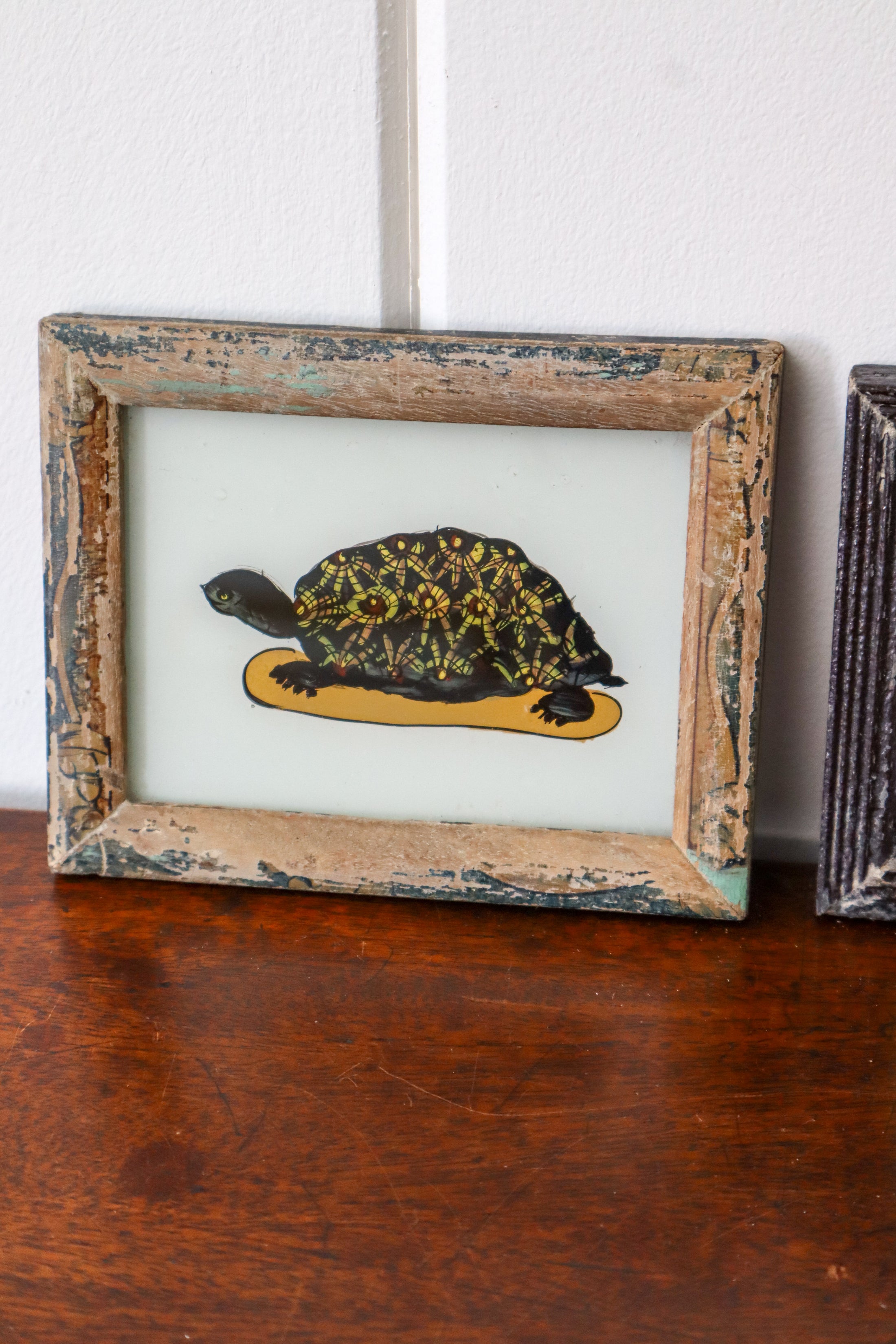 Miniature Reverse Glass Painting