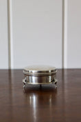 Load image into Gallery viewer, Edwardian Sterling Silver Ring Box on Feet by Robert Pringle & Son (c. 1910)
