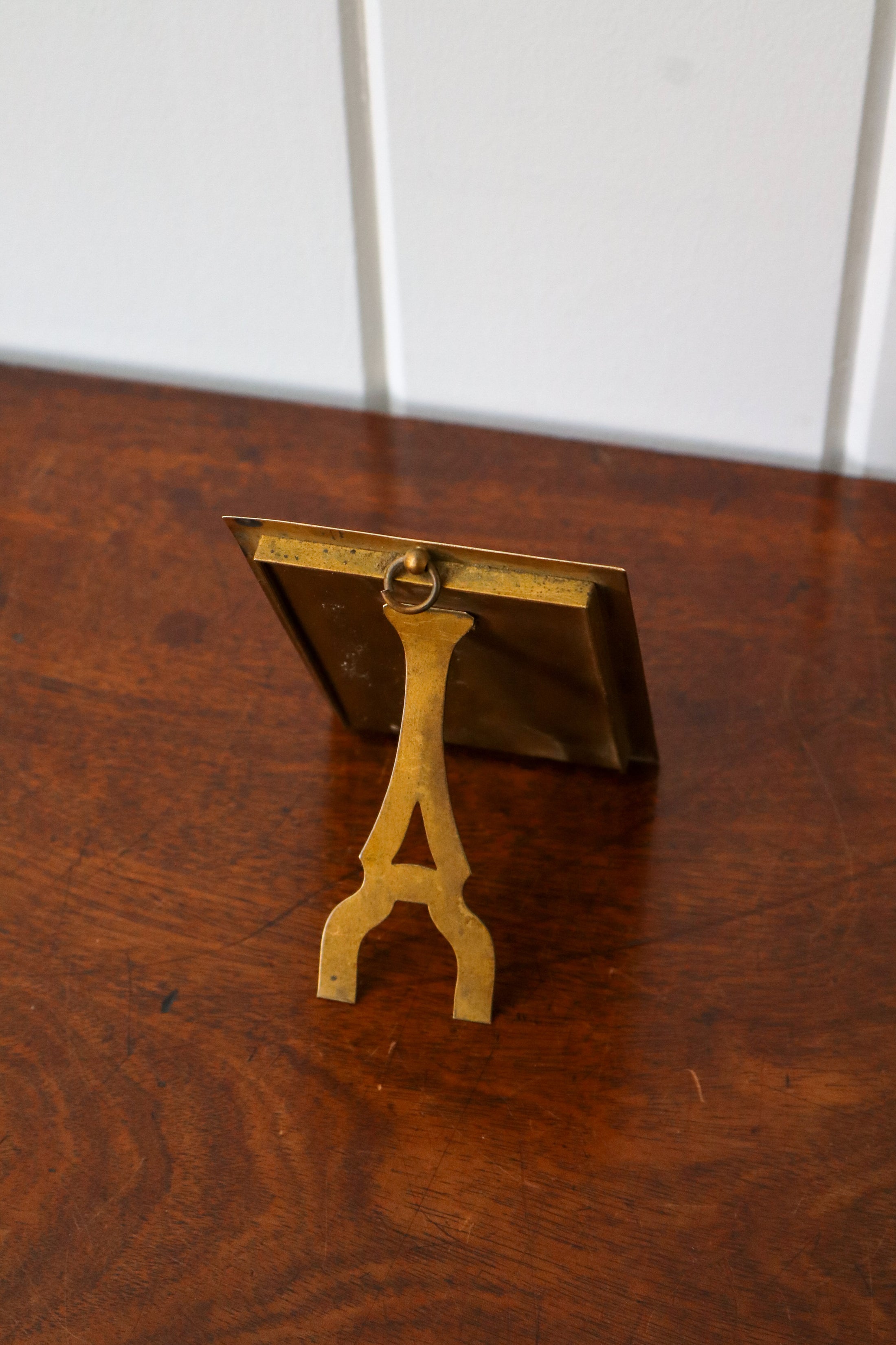 Antique French Brass Picture Frame