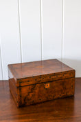 Load image into Gallery viewer, Large Burl Box with Tunbridge Inlay
