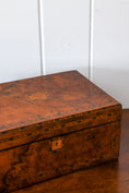 Load image into Gallery viewer, Large Burl Box with Tunbridge Inlay
