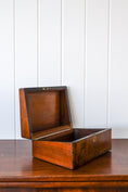 Load image into Gallery viewer, Large Burl Box with Tunbridge Inlay
