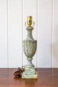 Load image into Gallery viewer, Vintage Green Marble Lamp
