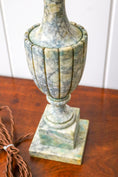Load image into Gallery viewer, Vintage Green Marble Lamp
