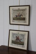 Load image into Gallery viewer, PAIR 18th Century Hand Colored Riding Engravings by Richard Houston (c. 1755)
