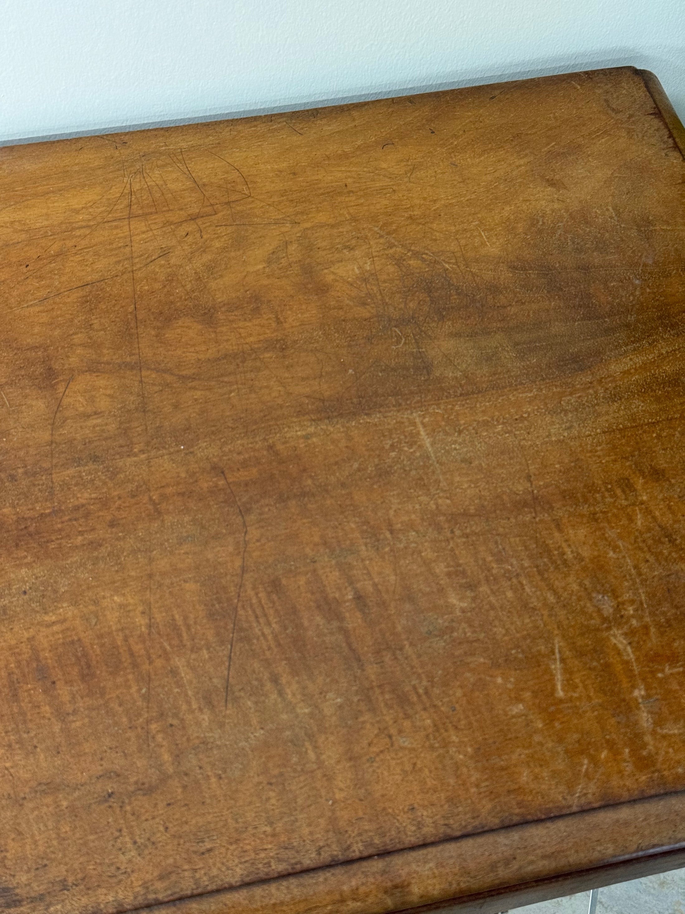 Edwardian Mahogany Card Table with New Felt