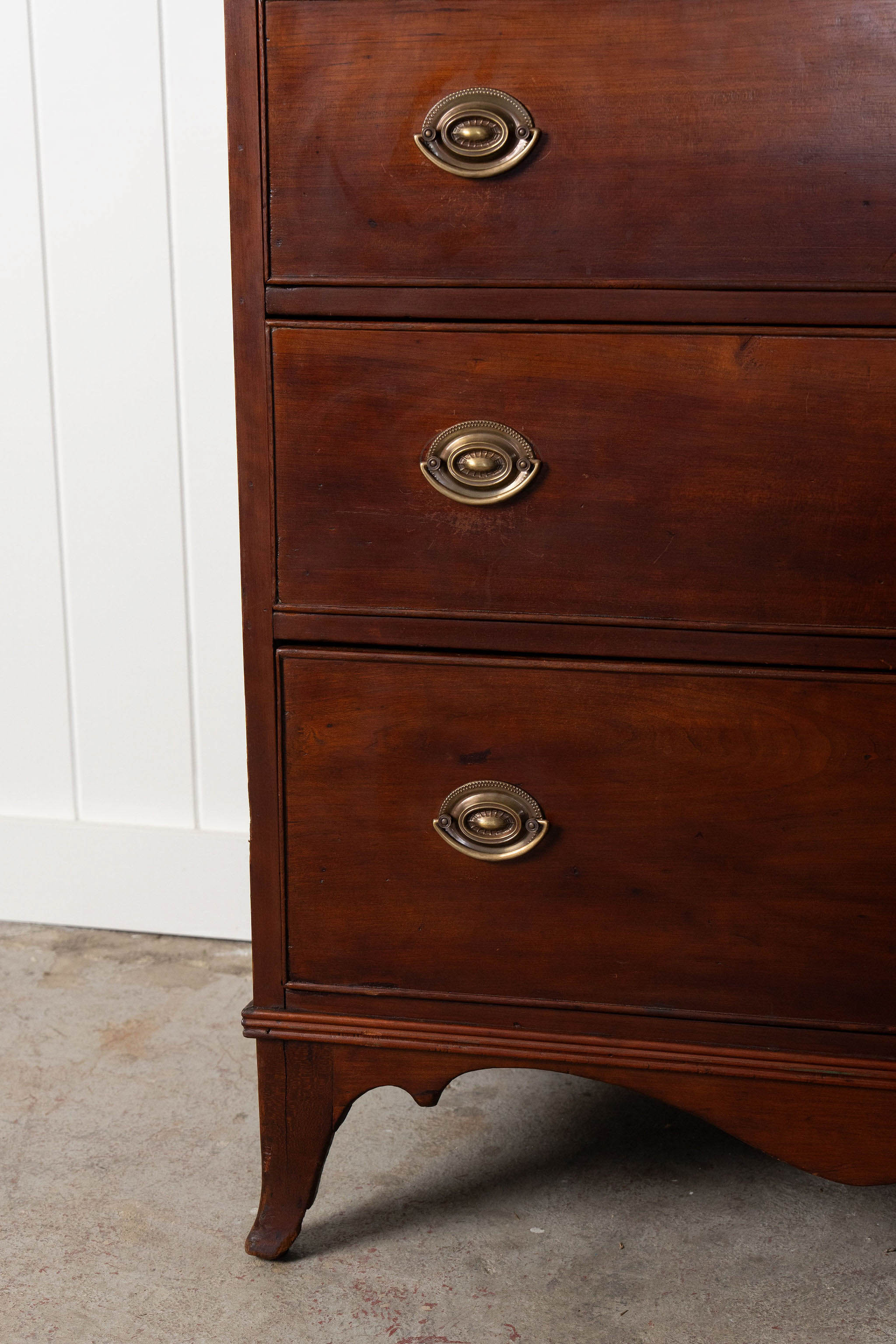 Antique American Mahogany 2 Over 3 Chest (c. 1900)