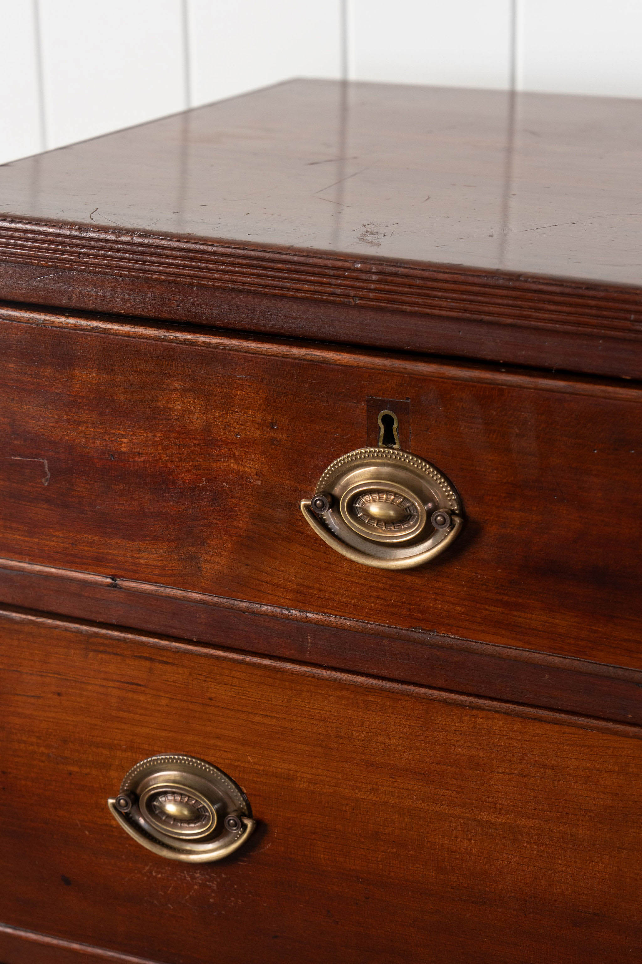 Antique American Mahogany 2 Over 3 Chest (c. 1900)