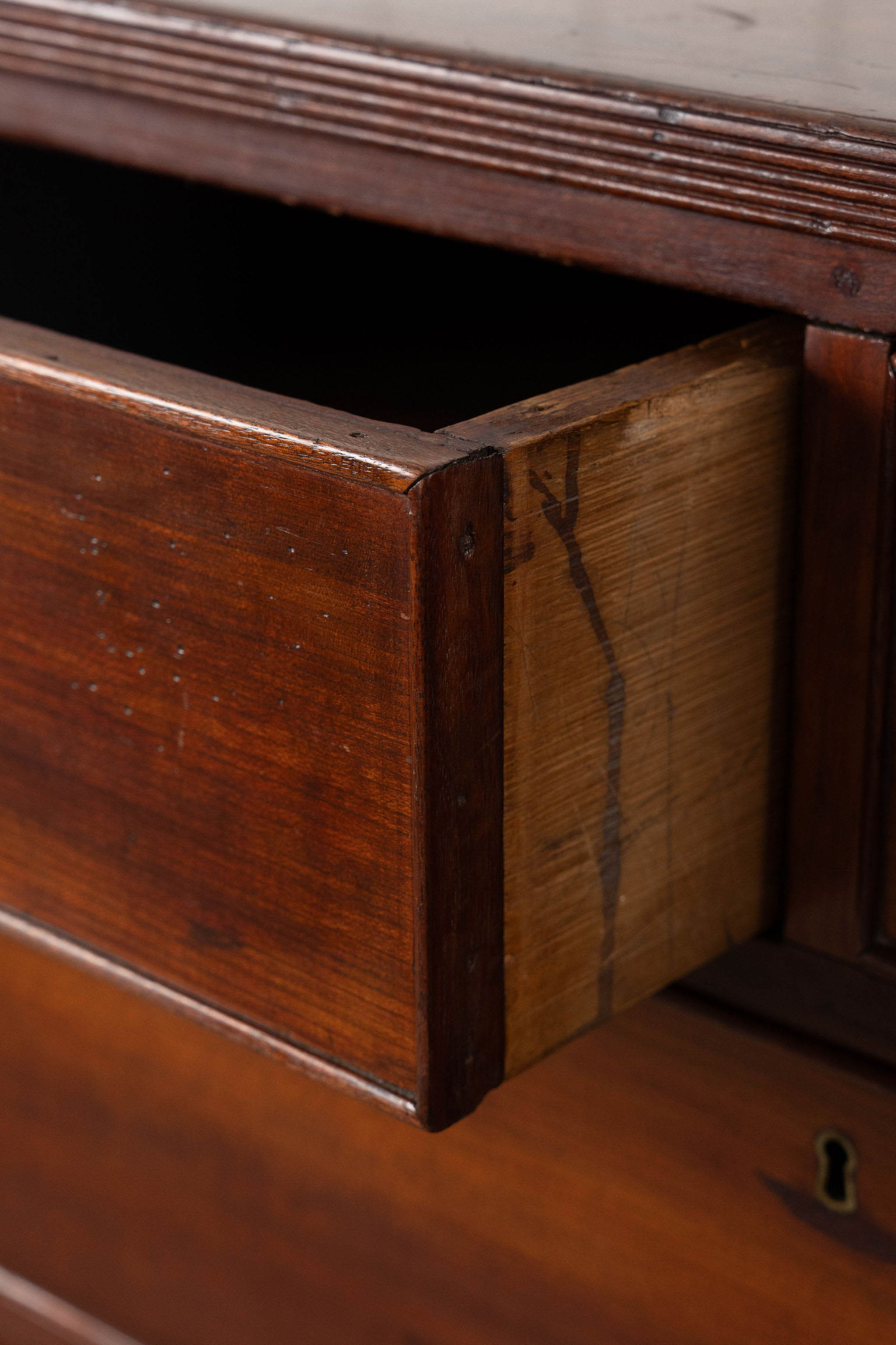 Antique American Mahogany 2 Over 3 Chest (c. 1900)