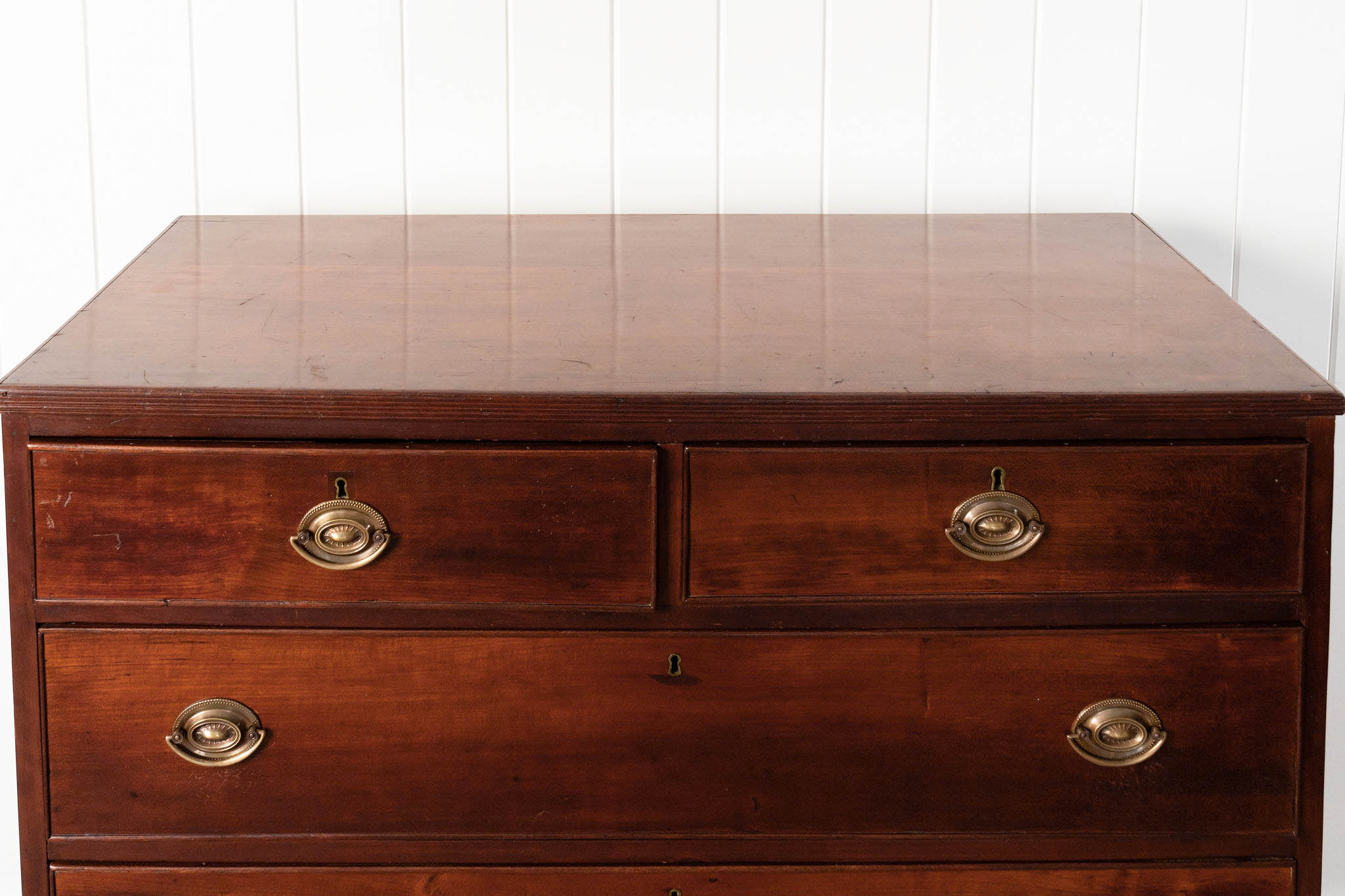 Antique American Mahogany 2 Over 3 Chest (c. 1900)